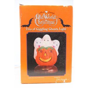 Trio of Giggling Ghosts Light - Merck Old World Christmas (Halloween)